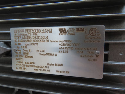 Hytrol HSSHD 43"x 47' 6" Incline Belt Conveyor 5Hp 3PH Center Drive 180fpm 102"H