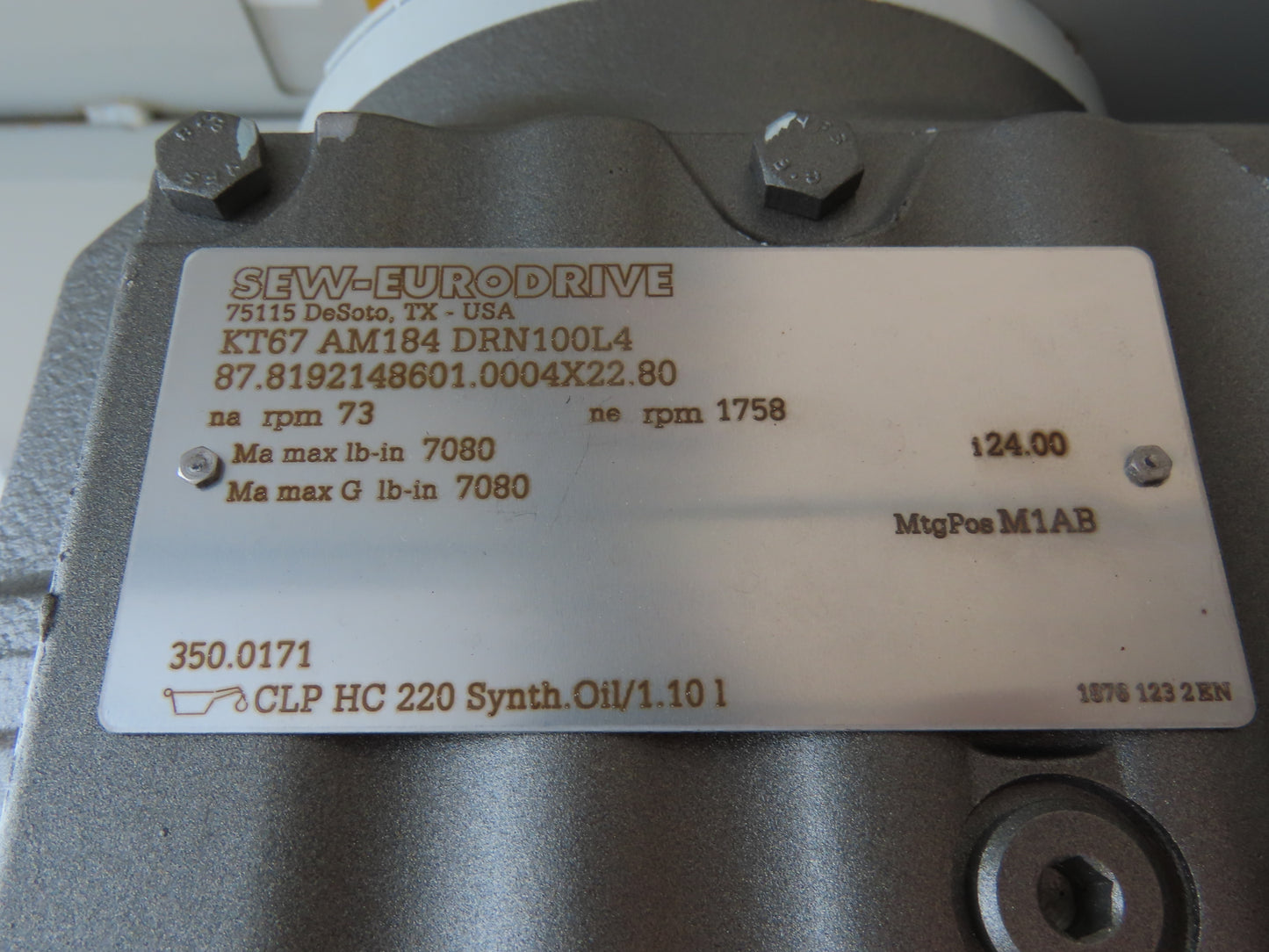 Hytrol HSSHD 43"x 47' 6" Incline Belt Conveyor 5Hp 3PH Center Drive 180fpm 102"H