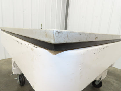 Omtec 48x48" Pneumatic Pop-Up Ball Transfer Conveyor Table 1" Roller Ball 50 PSI