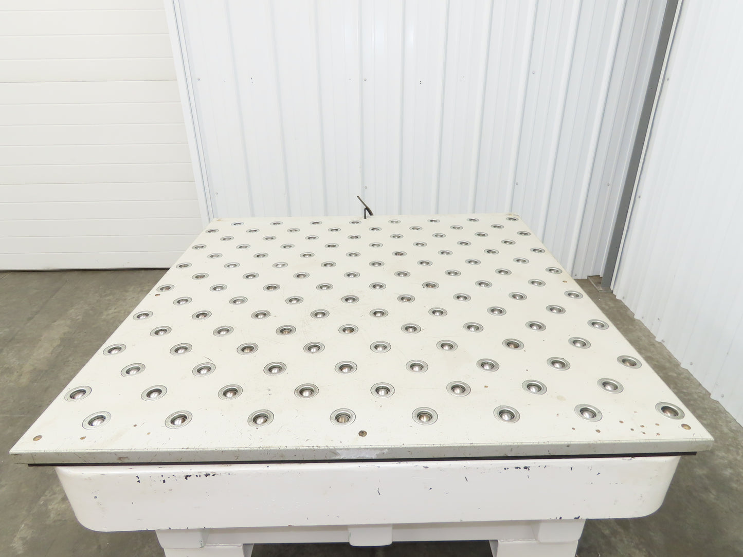 Omtec 48x48" Pneumatic Pop-Up Ball Transfer Conveyor Table 1" Roller Ball 50 PSI