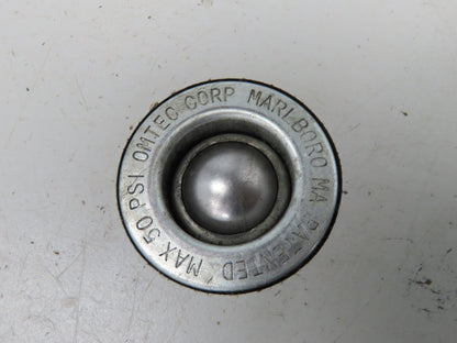 Omtec 48x48" Pneumatic Pop-Up Ball Transfer Conveyor Table 1" Roller Ball 50 PSI