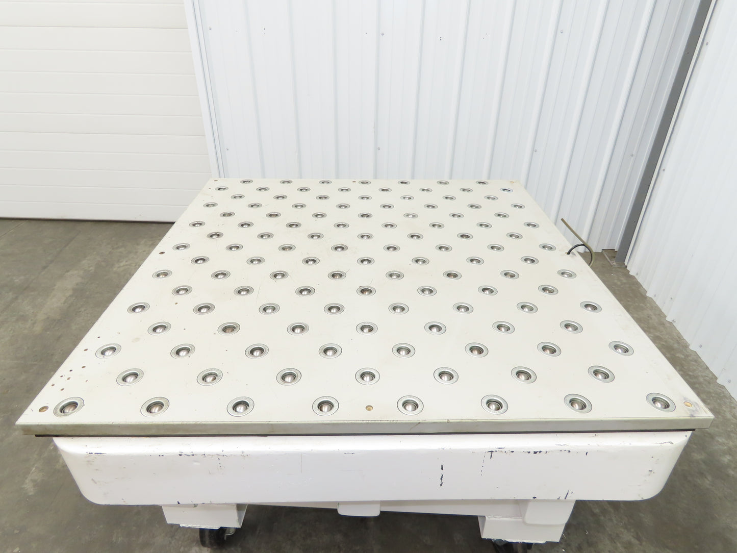 Omtec 48x48" Pneumatic Pop-Up Ball Transfer Conveyor Table 1" Roller Ball 50 PSI