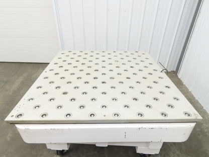 Omtec 48x48" Pneumatic Pop-Up Ball Transfer Conveyor Table 1" Roller Ball 50 PSI