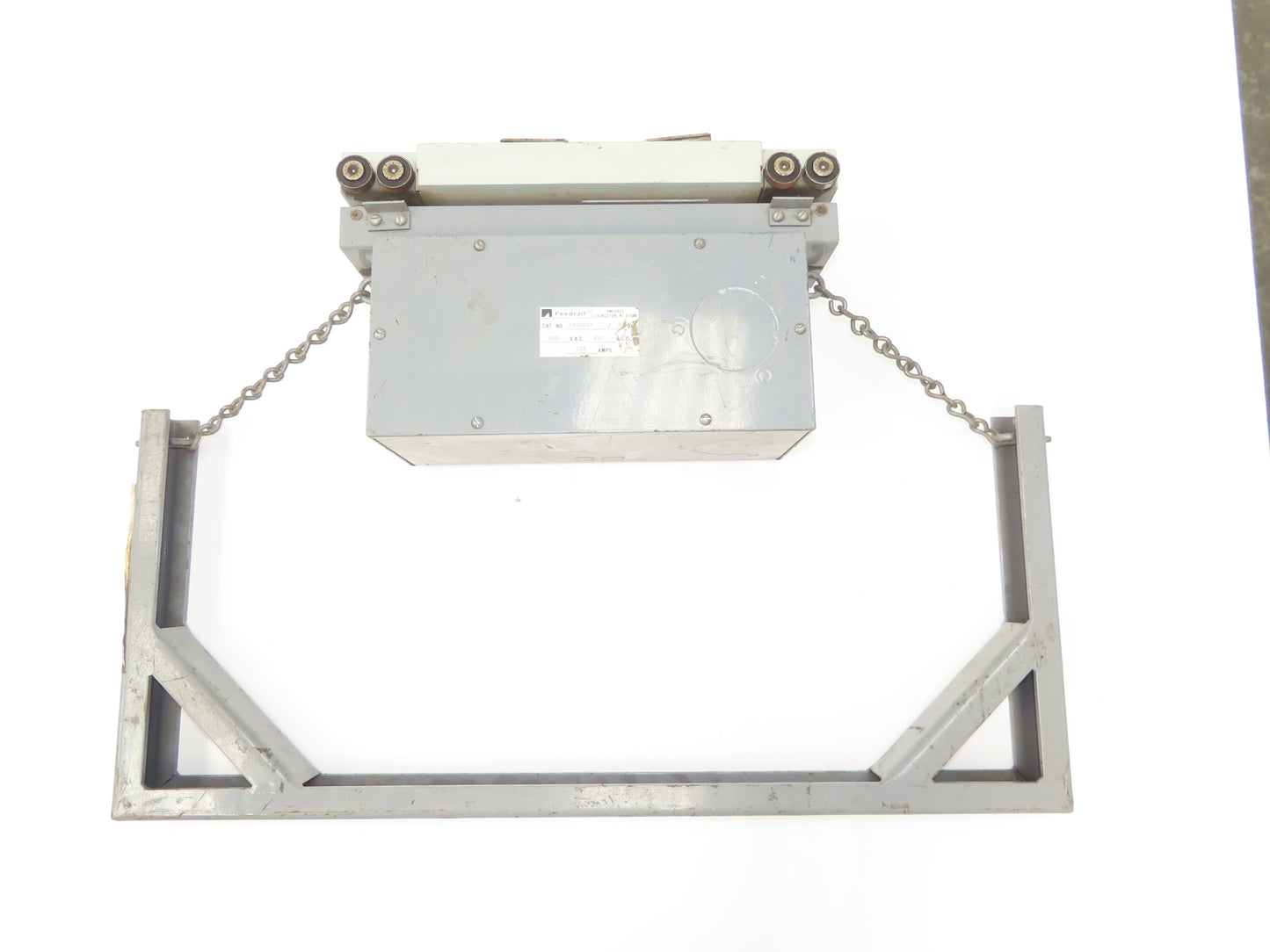 Feedrail FH2005E Trolley Assembly 600VAC 250VDC 225A Collectors Overhead Crane