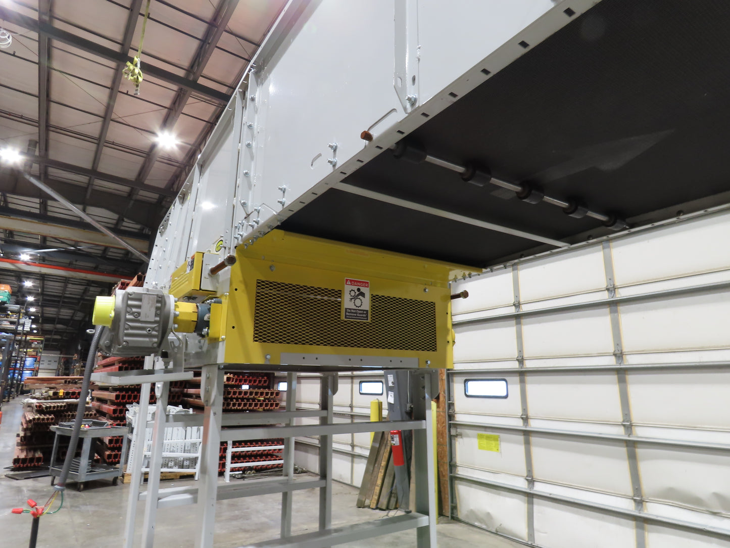 Hytrol BPC 43"x 35' Slider Bed Conveyor 41" Belt 5Hp 3PH Center Drive 180fpm