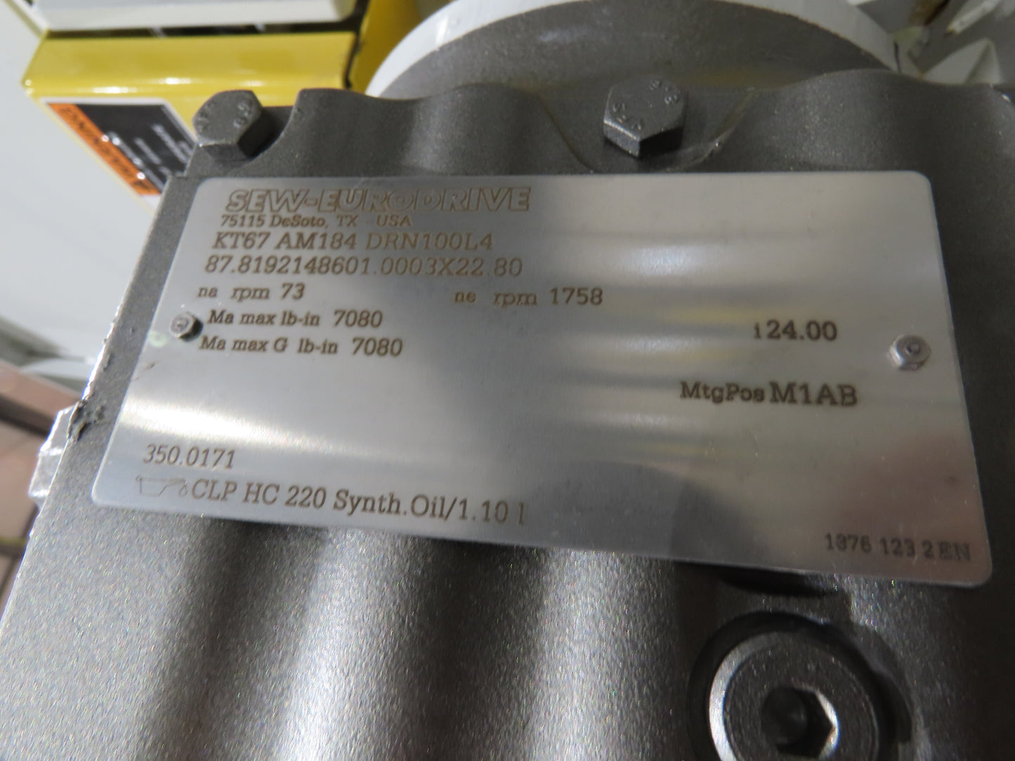 Hytrol BPC 43"x 35' Slider Bed Conveyor 41" Belt 5Hp 3PH Center Drive 180fpm