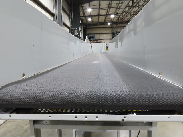 Hytrol BPC 43"x 35' Slider Bed Conveyor 41" Belt 5Hp 3PH Center Drive 180fpm