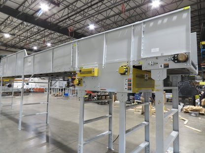 Hytrol BPC 43"x 35' Slider Bed Conveyor 41" Belt 5Hp 3PH Center Drive 180fpm