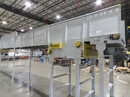 Hytrol BPC 43"x 35' Slider Bed Conveyor 41" Belt 5Hp 3PH Center Drive 180fpm