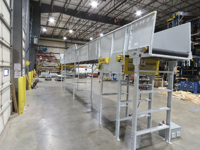 Hytrol BPC 43"x 35' Slider Bed Conveyor 41" Belt 5Hp 3PH Center Drive 180fpm