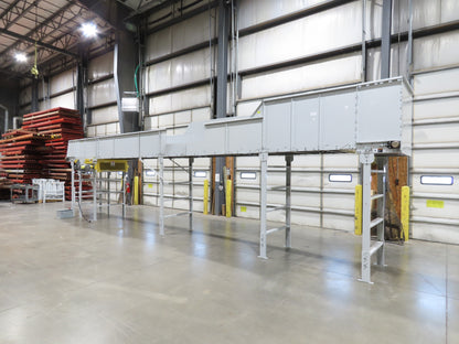 Hytrol BPC 43"x 35' Slider Bed Conveyor 41" Belt 5Hp 3PH Center Drive 180fpm