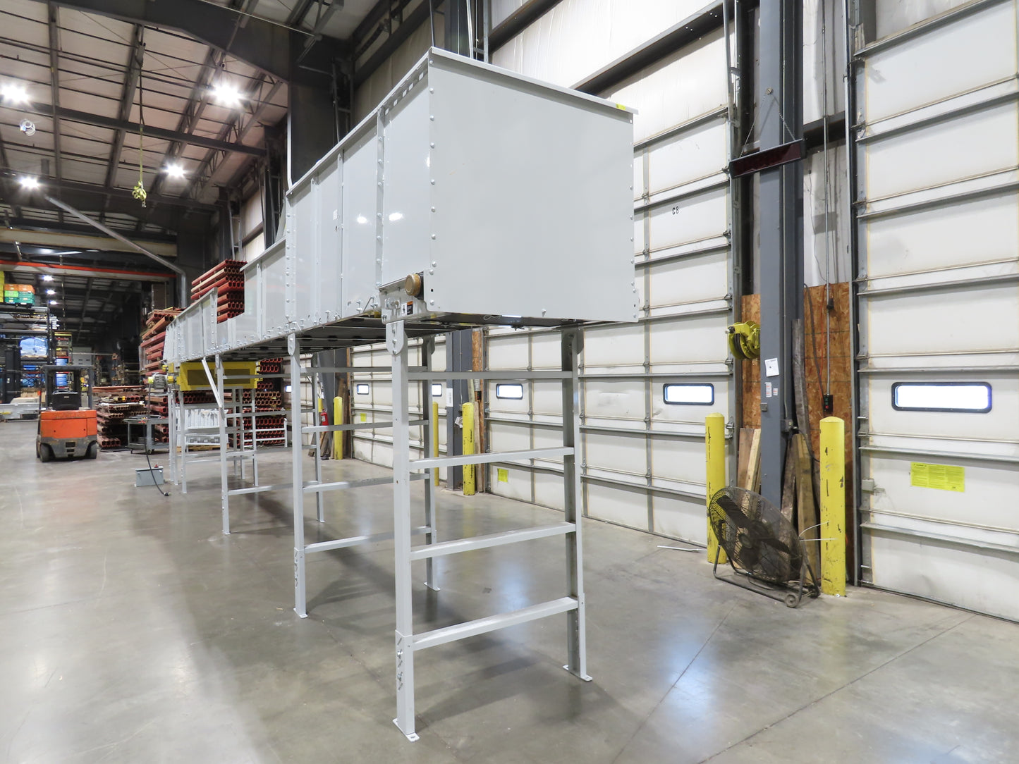 Hytrol BPC 43"x 35' Slider Bed Conveyor 41" Belt 5Hp 3PH Center Drive 180fpm