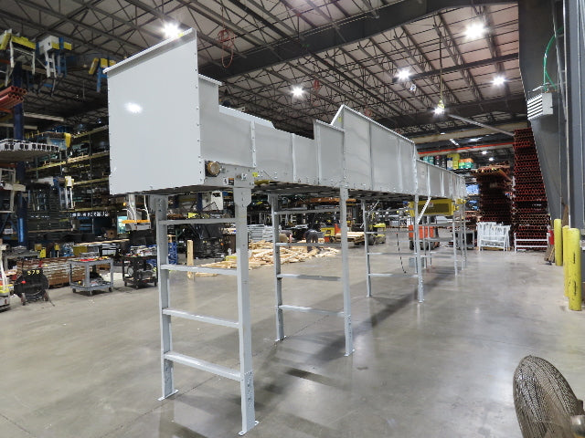 Hytrol BPC 43"x 35' Slider Bed Conveyor 41" Belt 5Hp 3PH Center Drive 180fpm