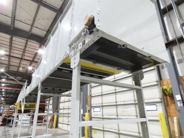 Hytrol BPC 43"x 35' Slider Bed Conveyor 41" Belt 5Hp 3PH Center Drive 180fpm