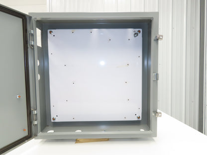 Saginaw SCE-24H2406LP Electrical Enclosure Cabinet 24"x24"x6" Backplate