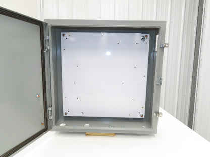 Saginaw SCE-24H2406LP Electrical Enclosure Cabinet 24"x24"x6" Backplate