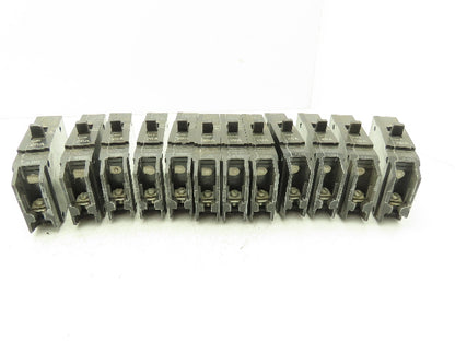 General Electric TEY120 Circuit Breaker Single Pole 277VAC 125VDC 20A Lot of 12