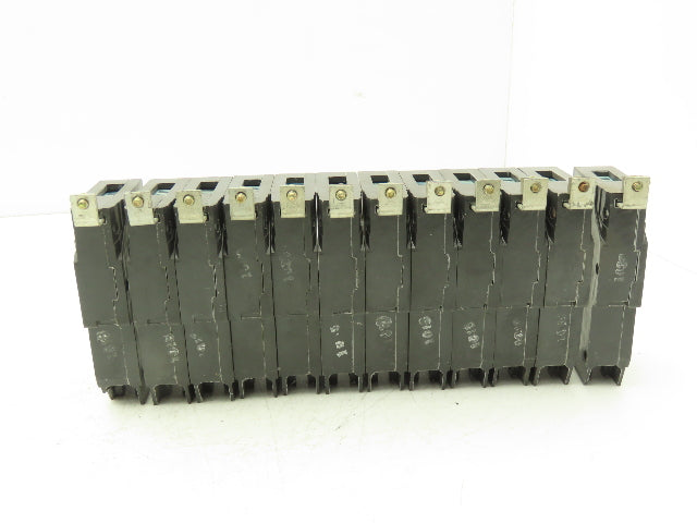 General Electric TEY120 Circuit Breaker Single Pole 277VAC 125VDC 20A Lot of 12