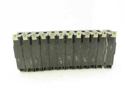 General Electric TEY120 Circuit Breaker Single Pole 277VAC 125VDC 20A Lot of 12