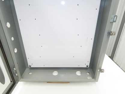 Saginaw SCE-30H2406LP Electrical Enclosure Cabinet 30x24x6" Backplate Knockouts