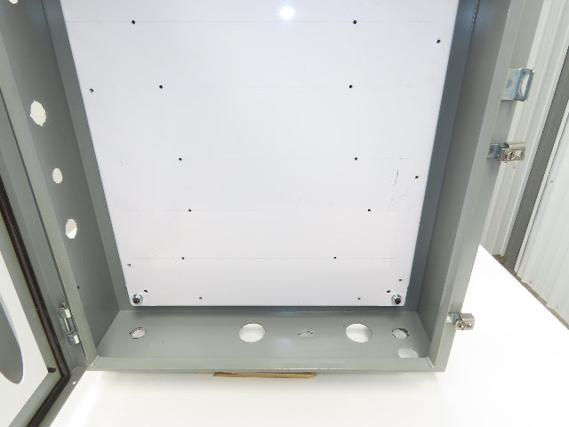 Saginaw SCE-30H2406LP Electrical Enclosure Cabinet 30x24x6" Backplate Knockouts