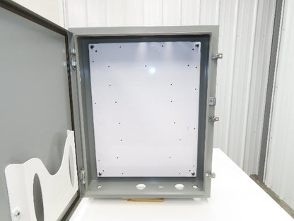 Saginaw SCE-30H2406LP Electrical Enclosure Cabinet 30x24x6" Backplate Knockouts
