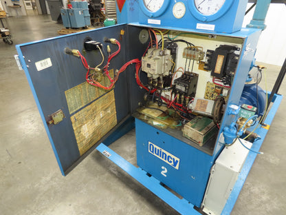 Quincy QSVI-40 Rotary Screw Vacuum Pump 230/460V 40Hp Reman Air End