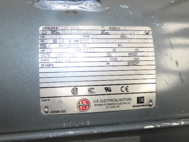 Quincy QSVI-40 Rotary Screw Vacuum Pump 230/460V 40Hp Reman Air End