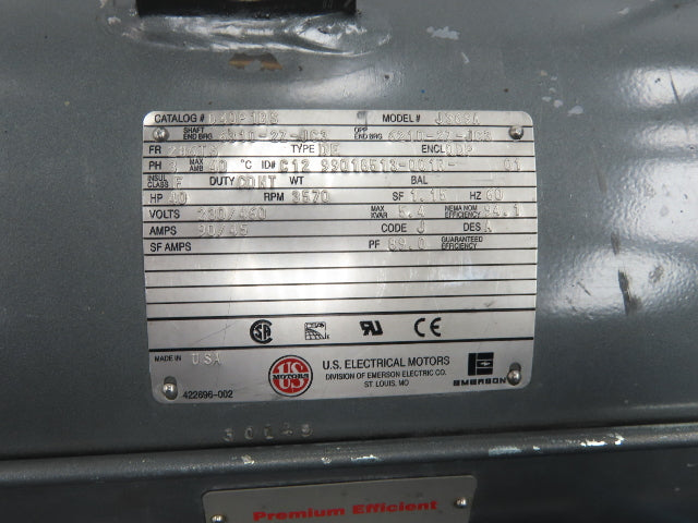 Quincy QSVI-40 Rotary Screw Vacuum Pump 230/460V 40Hp Reman Air End