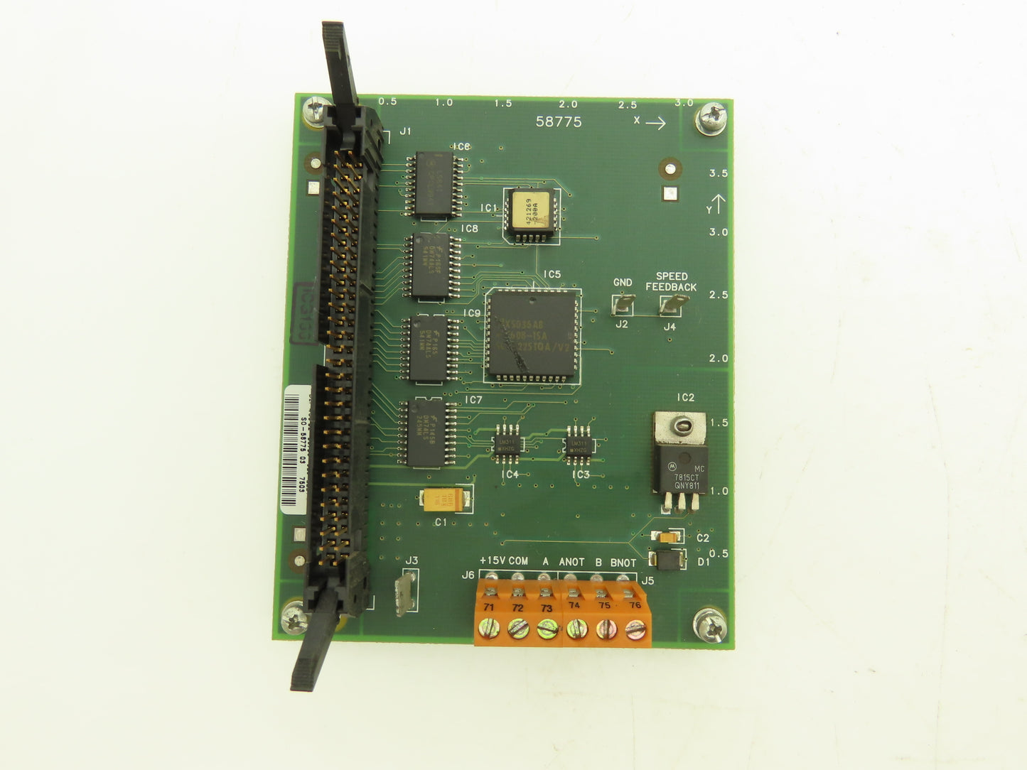 Reliance Electric S0-58775 FlexPak 3000 DC Drive Encoder Board