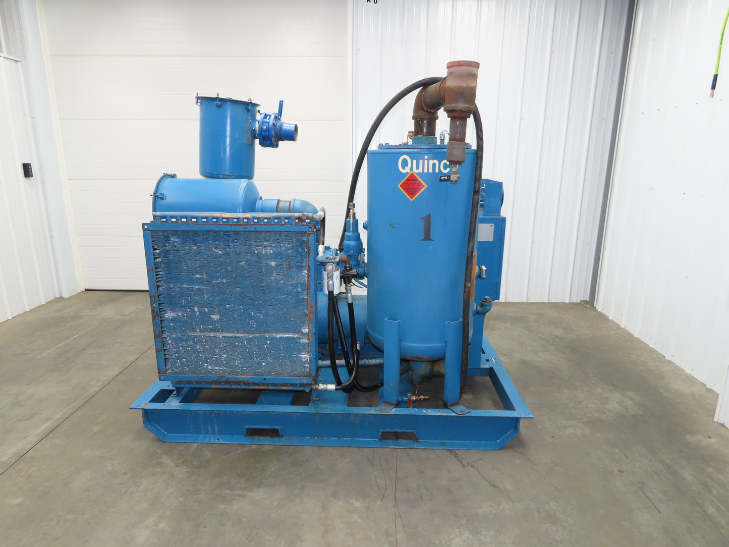Quincy QSVI50AN3A Rotary Screw Vacuum Pump 230/460V 50Hp Air Compressor 41304h