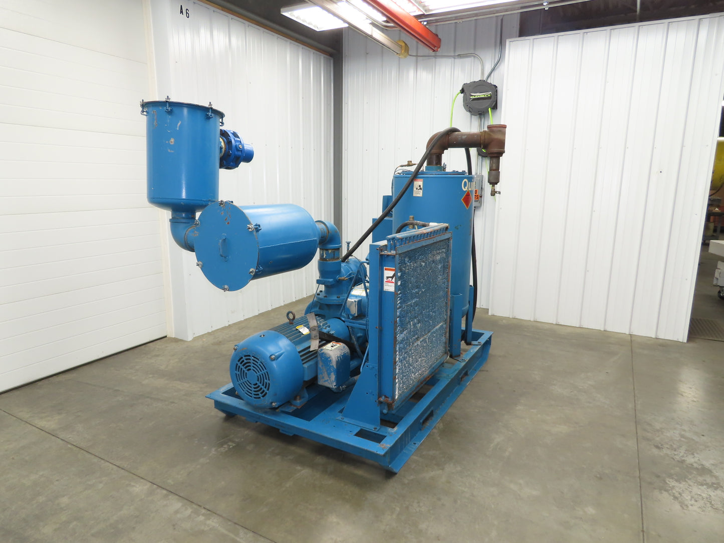 Quincy QSVI50AN3A Rotary Screw Vacuum Pump 230/460V 50Hp Air Compressor 41304h