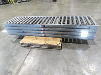 Automotion 24"x 8' Gravity Roller Conveyor 1.9" Roller 21.5"BF 4-Sections 32'