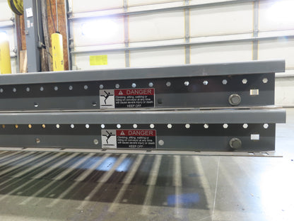 Intelligrated 18"x 12' Gravity Roller Conveyor 1-3/8"Roller 16"BF 4-Sections 48'