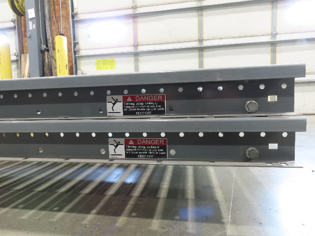 Intelligrated 18"x 12' Gravity Roller Conveyor 1-3/8"Roller 16"BF 4-Sections 48'