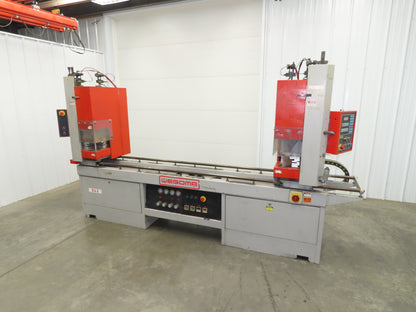 Wegoma SL2 Dual Head Plastic Welding Machine Sash Window Welder 90° 480V 3Ph