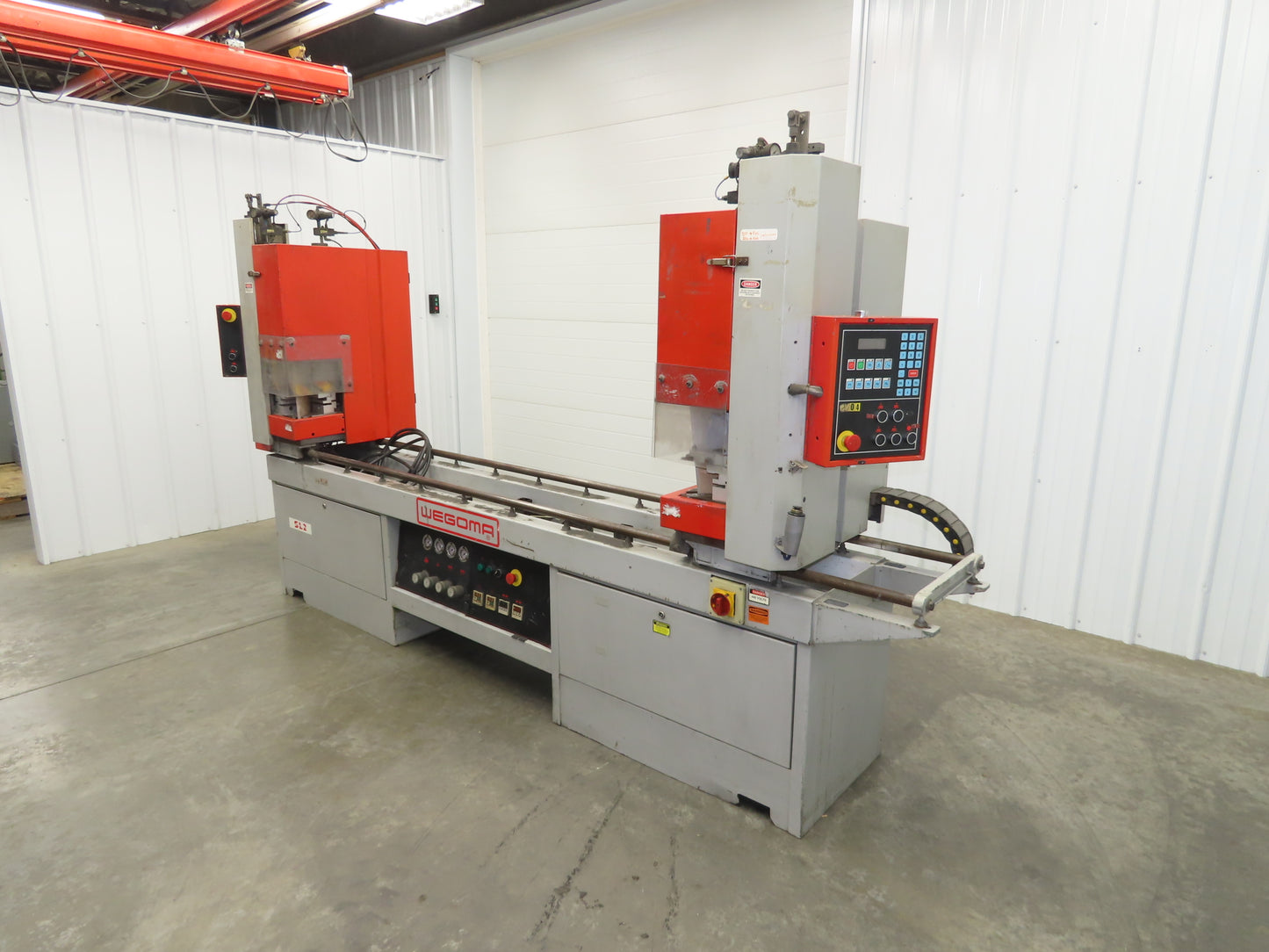 Wegoma SL2 Dual Head Plastic Welding Machine Sash Window Welder 90° 480V 3Ph