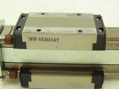 NB SEB15AY Linear Bearing 2-Block Double Sided Guide Rail 15mm x 215mm