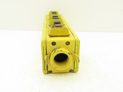 Harvey Hubbell M22 Type WPBC EUCLID Crane Hoist 6-Station Control Pendant VTG