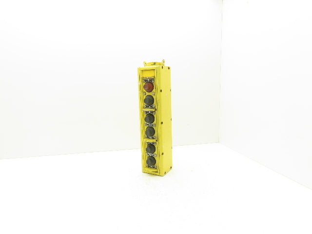 Harvey Hubbell M22 Type WPBC EUCLID Crane Hoist 6-Station Control Pendant VTG