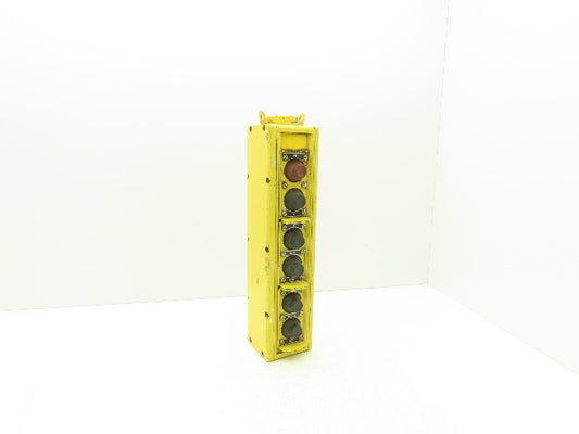 Harvey Hubbell M22 Type WPBC EUCLID Crane Hoist 6-Station Control Pendant VTG