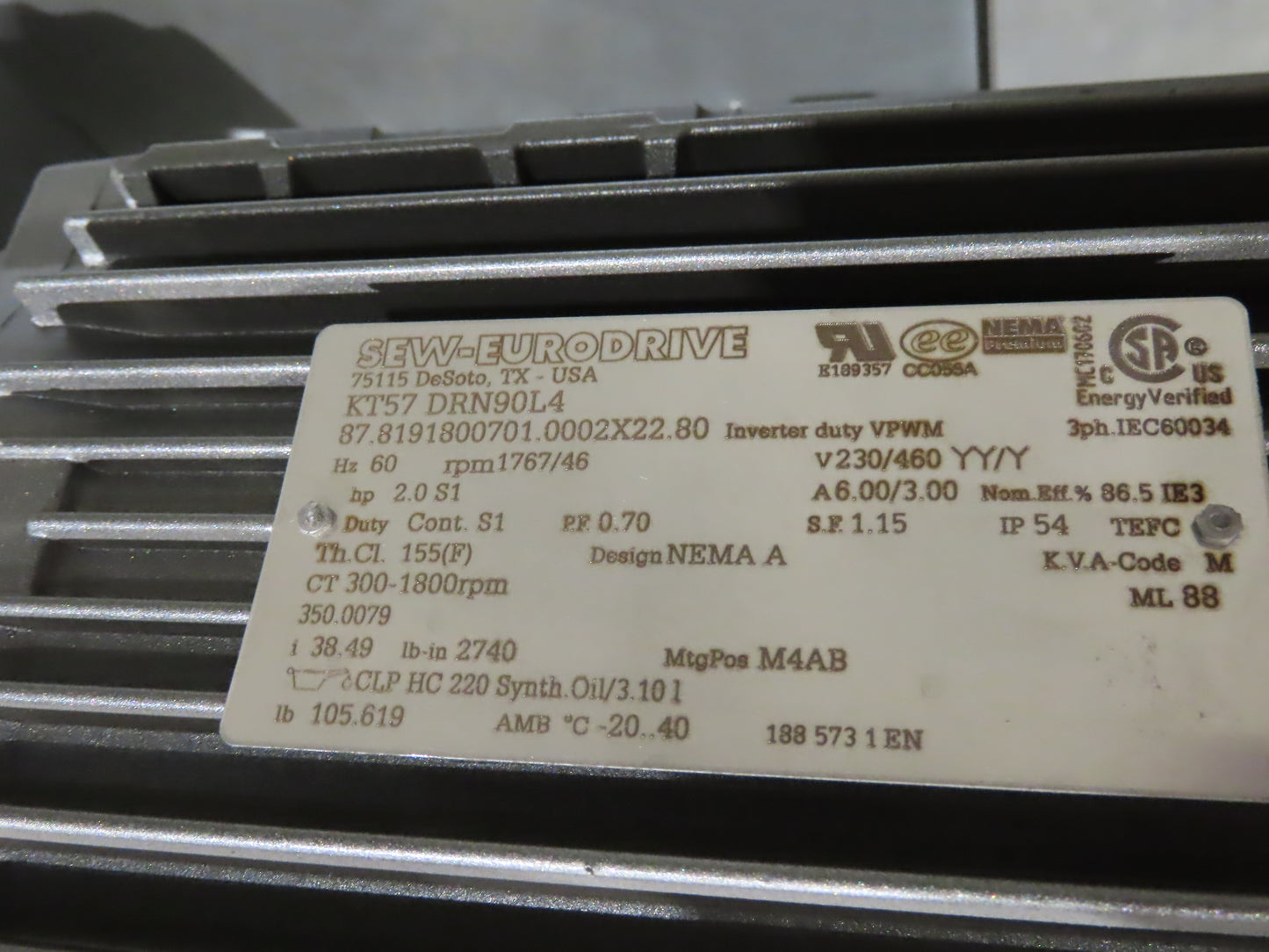 Hytrol HSS 31"x 10' 6" Slider Bed Belt Conveyor 2Hp 3PH LH Center Drive 114fpm