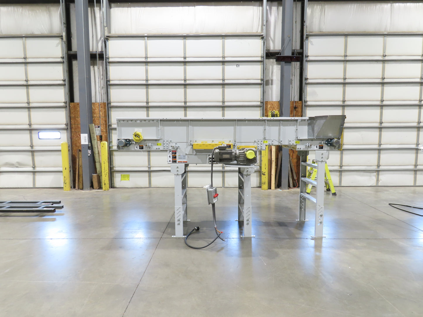 Hytrol HSS 31"x 10' 6" Slider Bed Belt Conveyor 2Hp 3PH LH Center Drive 114fpm