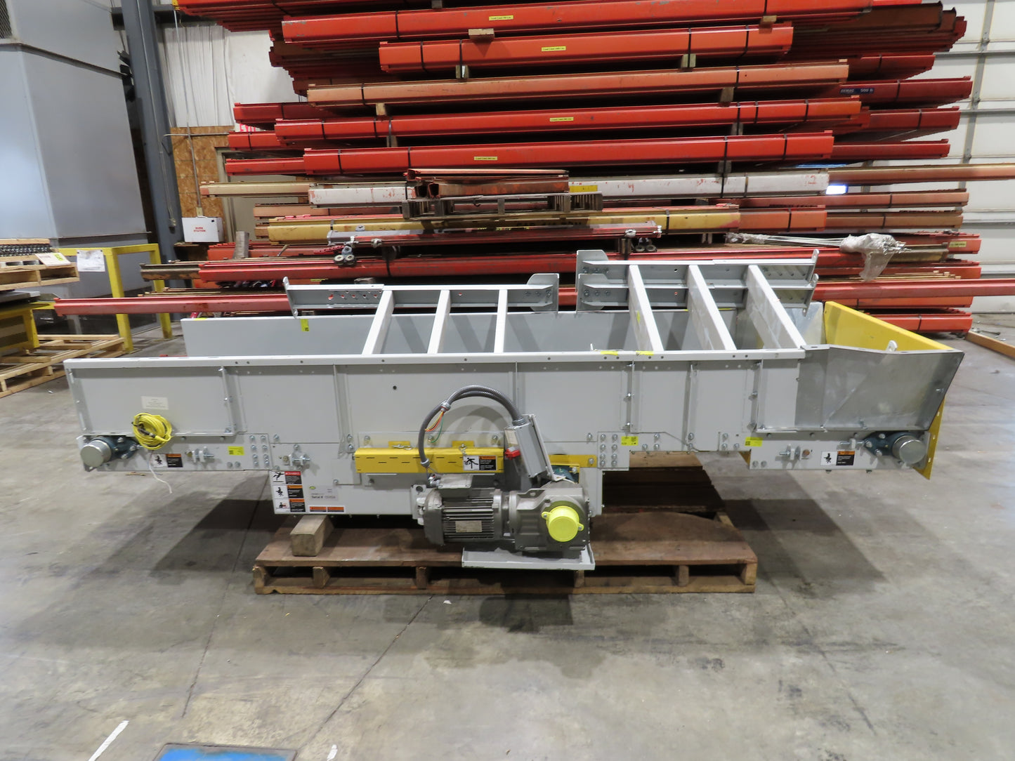 Hytrol HSS 31"x 10' 6" Slider Bed Belt Conveyor 2Hp 3PH LH Center Drive 114fpm