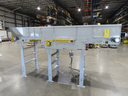 Hytrol HSS 31"x 10' 6" Slider Bed Belt Conveyor 2Hp 3PH LH Center Drive 114fpm