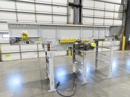 Hytrol HSS 31"x 10' 6" Slider Bed Belt Conveyor 2Hp 3PH LH Center Drive 114fpm