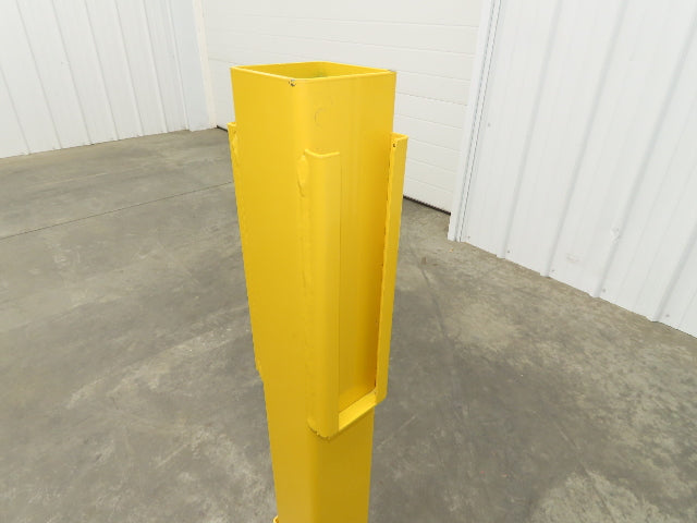Safe ty 4RPIN-42-DBL Stand Guardrail Post Double Rail In Line Post 4x4x42"