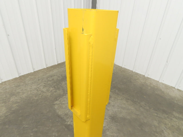 Safe ty 4RPIN-42-DBL Stand Guardrail Post Double Rail In Line Post 4x4x42"