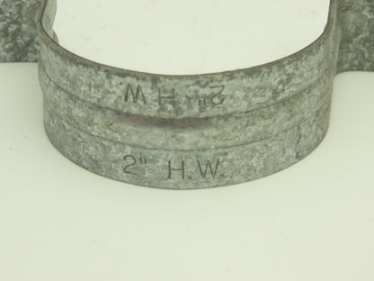 Arlington Industries 355 	2" 2 Hole Rigid Conduit Strap Plated Steel Lot of 100