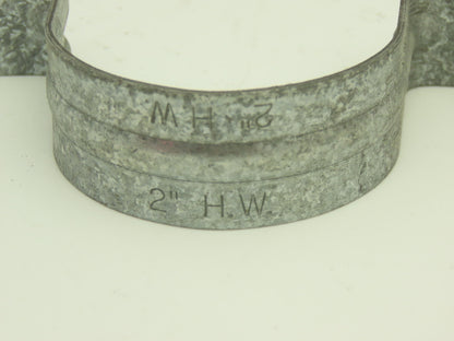 Arlington Industries 355 	2" 2 Hole Rigid Conduit Strap Plated Steel Lot of 100